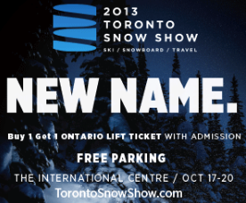 Barrie Ski and Snowboarding Blog | Snow Show This Weekend!