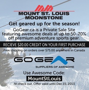 Mount St. Louis has partnered with 0 to get you geared up for the season! - Mount St ...